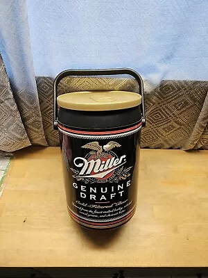 MGD Miller Genuine Draft Beer Can Cooler 1997 Kooler Kraft Vintage 13”x8” (GAR) • $95