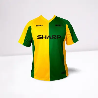 Green And Gold Sharp Football Shirt - Manchester United Man Utd Memorabilia Gift • £20