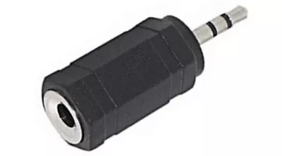 3.5mm Female Stereo Socket To 2.5mm Stereo Jack Plug Adapter Converter • £1.89