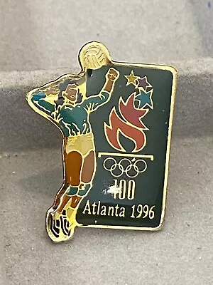 Olympic Volleyball Pin Atlanta 1996 With Collector Card • $9.99