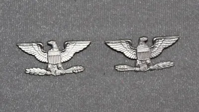 Vietnam War US Army Colonel Eagle Insignia 1/20 Silver Filled • $22.50