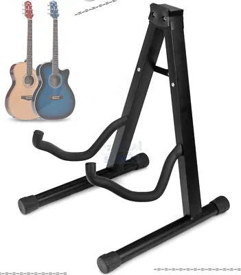 $14.99 • Buy Portable Electric Acoustic Bass Guitar Stand Frame GIG Tripod Floor Rack Holders