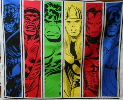 $7.99 • Buy 1 Marvel Avengers Team Up Fabric Panel