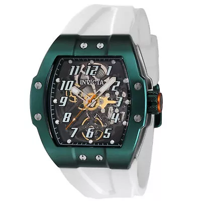 Invicta Men's 43519 JM Correa Automatic 3 Hand Transparent Green Dial Watch • $241.65