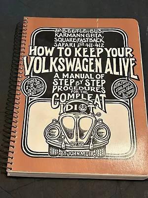 How To Keep Your Volkswagen Alive Service Manual Printed 1981 Very Good • $21.24