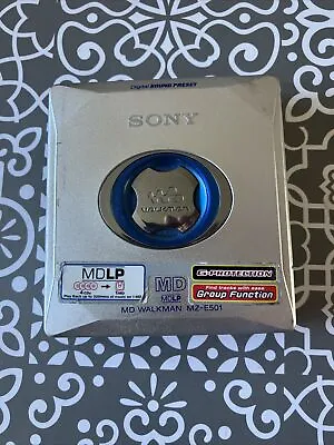£69.99 • Buy SONY MZ-E501 MD WALKMAN Portable MiniDisc MD Player - Silver