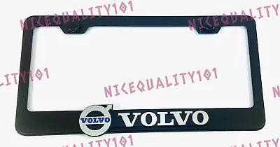 3D Volvo Stainless Steel Black Finished License Plate Frame • $19