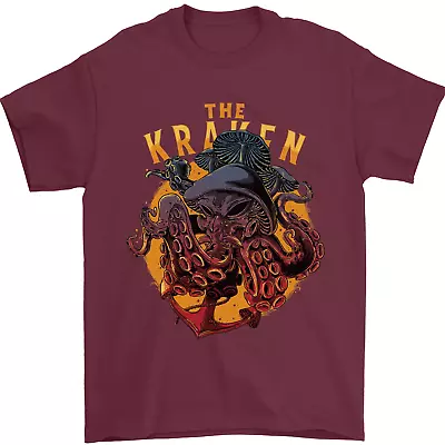 The Kraken Octopus Cthulhu Scuba Diving Mens T-Shirt 100% Cotton • $15.63