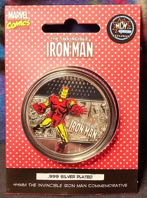 Marvel Limited Edition .999 Silver Plated Ironman Collectible Coin • $26