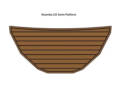 Moomba LSV Swim Platform Step Pad Boat EVA Foam Faux Teak Deck Floor Mat • $299