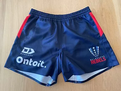 NWOT Melbourne Rebels Super Rugby Union Onfield Shorts Size Medium By Dynasty • $59.95