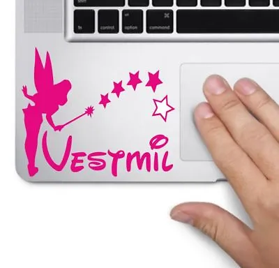£2.99 • Buy Personalised Name, TINKERBELL, FAIRY, Pixie Star Dust, Laptop Sticker, Decal Art