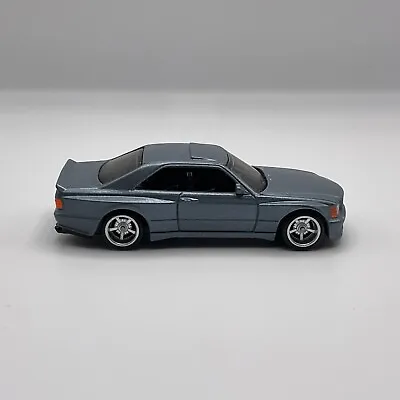 Hot Wheels Mercedes-Benz 560 SEC AMG Metallic Blue Silver W/Real Riders Custom • $22.99