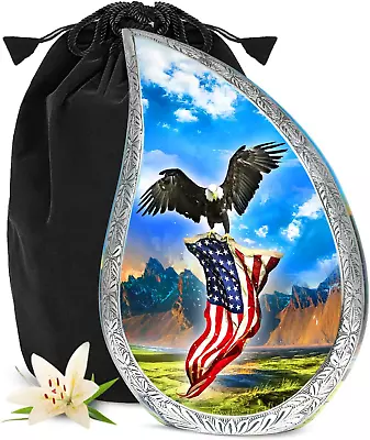 Teardrop Urn For Human Ashes - Cremation Urn For Ashes For Men & Women - Handcra • $176.02