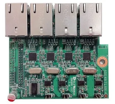 Jetway 4x Quad Gigabit Realtek NIC AD4RTLANG PCIE Daughterboard Pfsense Etc • £19.99