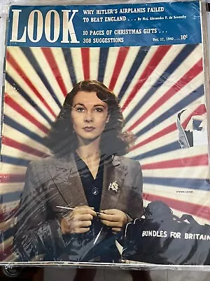 Look Magazine December 17 1940 Vivien Leigh ~ Hitler's Airplanes • $40