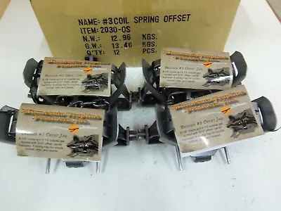 $77.95 • Buy 4  Bridger # 3 Offset Coil Spring Traps Beaver Otter Coyote Bobcat Trapping 