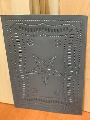 Primitive Country Punched Tin Pie Safe Cabinet Panel STAR • $16