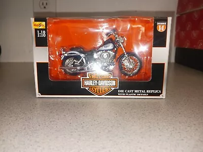 1:18 Maisto Harley Davidson 2000 Fxdx Dyna Super Glide Sport Blue Series 14 Nib • $15.95