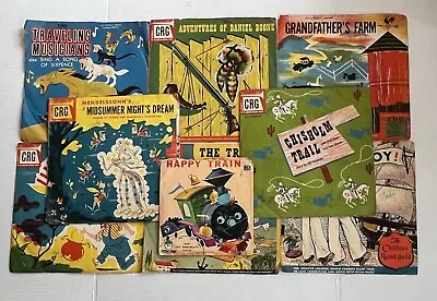 Vintage Lot Of 9 Records By Childrens Record Guild Stories Songs 1940s - 1950s • $40