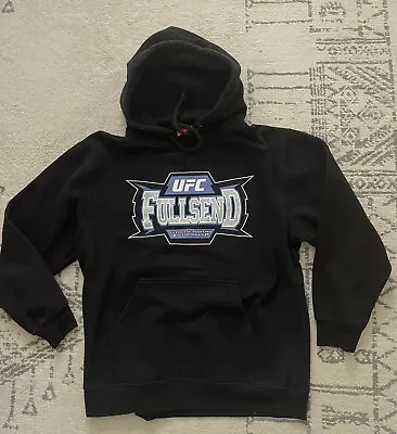 Full Send X UFC Championship Collab Black Hoodie Sweatshirt Big Logo Size Large • $34.95