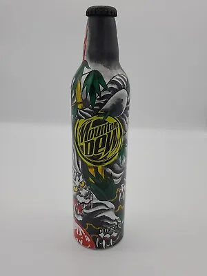 2008 FULL Mountain Dew Green Label Art Bottle Fearless Fury Troy Denning Mtn Dew • $10