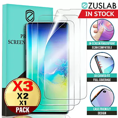 Galaxy S10 S10+ S9 S8 Plus ZUSLAB Full Cover Screen Protector For Samsung • $5.95