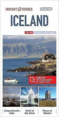 Insight Guides Travel Map Iceland Insight Travel M • £6.76