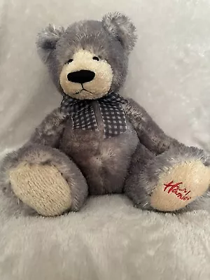 Hamleys Grey Bear Plush 11 Inch Sat Down • £6