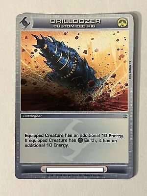 Chaotic 132/200 Drilldozer Customized Rig Holo Foil Rare Battlegear Card • $17.09