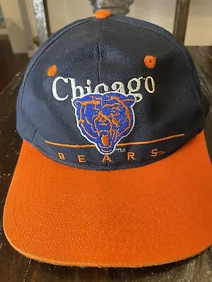 Vintage Official NFL Chicago Bears Eastport Snapback Embroidered NFL Hat Cap • $17.95