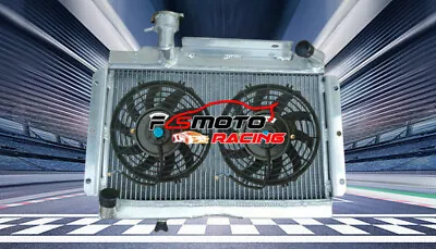 FOR MG MGA 1500 1600 1622 DE LUXE 1955-1962 1.5/1.6 Aluminum Radiator+Fan 55 56 • $175