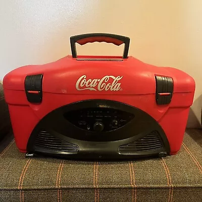 Coca Cola Music Cool Box FM Radio Insulated Cooler • £25