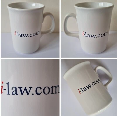 £1.50 • Buy I-law.com White 250ml Mug - Law Students Lawyers Barristers Mug - Rare