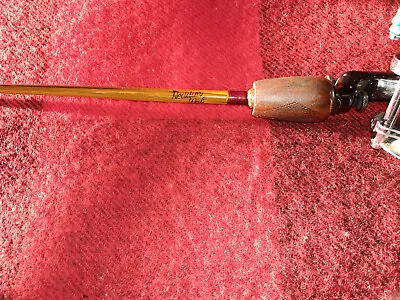 Vintage Heddon Pal Faux Bamboo Casting Rod And Pflueger 1893 Reel. NEW PRICE • $75