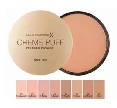 £6.29 • Buy Max Factor Creme Puff Pressed Powder - Choose Shade