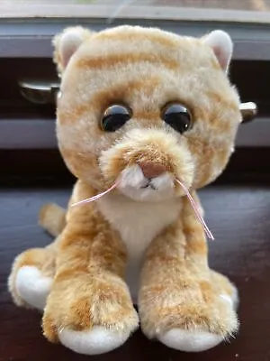 £0.99 • Buy Ty Beanie Babies -  CLEO THE GINGER TABBY CAT *RARE IN UK*
