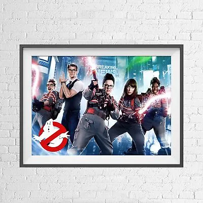 GHOSTBUSTERS NEW 2016 CULT MOVIE POSTER PICTURE PRINT Size A5 To A0 *NEW** • $9.95