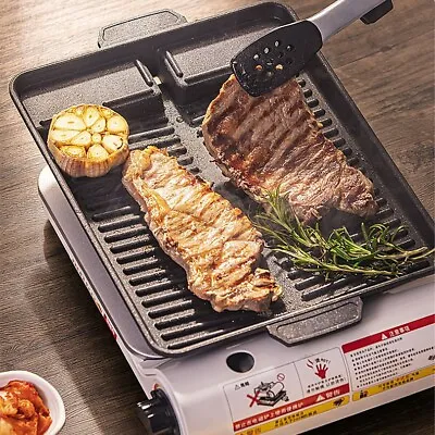 $29.95 • Buy Portable Korean BBQ Grill Hot Plate Stone Coated Non-Stick Pan For Gas Stove