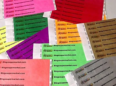£1.99 • Buy Wristbands For Events,Tyvek,Paper Like,Security Number Seal,Custom Print/Plain 