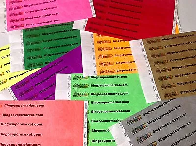 £7.50 • Buy Wristbands For Events,Tyvek,Paper Like,Security Number Seal,Custom Print/Plain 