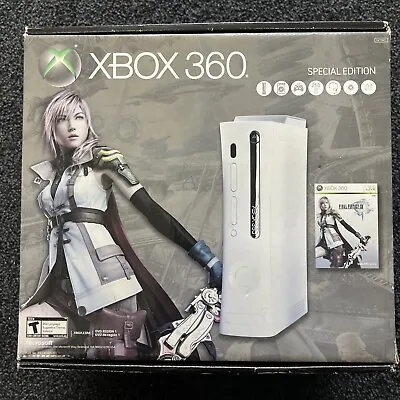 XBOX360 - Xbox 360 Final Fantasy XIII Special Edition 250GB White New Sealed • $1500