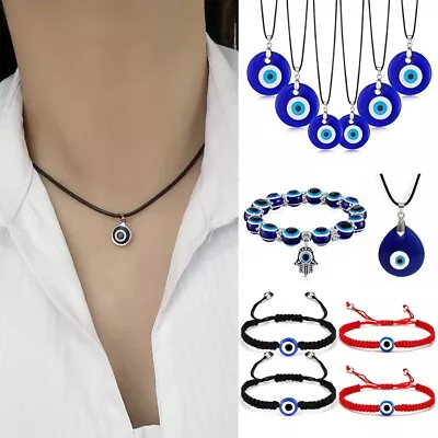$2.45 • Buy Blessed Evil Eye Necklace Lucky Devil Eye Pendant Clavicle Women Jewelry Gifts