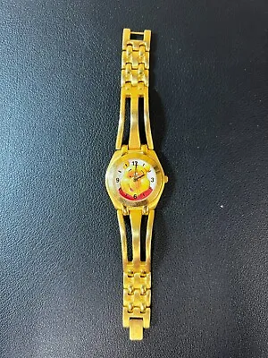 Vintage Disney Winnie The Pooh Disney Catalog Gold Tone Watch • $30