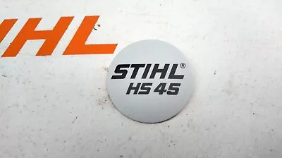£6.98 • Buy Genuine Stihl Hs45 Petrol Hedge Trimmers Model Plate ( New )