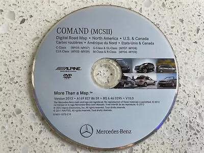 2005 06 07 08 2009 Mercedes Navigation Dvd A169 827 86 59 V10.0 Ver 2013 Oem🟠 • $104.95