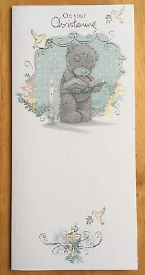 'On Your Christening' Me To You Christening Card - Tatty Teddy Bear - 8.25 X4” • £2