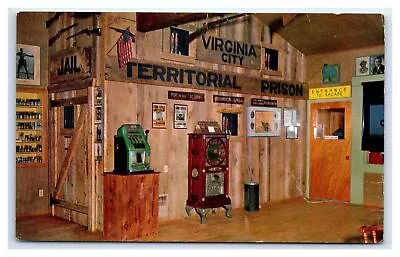 Virginia City NV Postcard-  TERRITORIAL PRISON BONANZA • $7.69