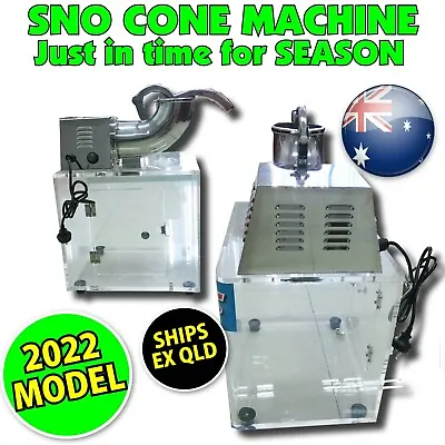Snow Cone Machine Commercial - Sno & Fairy Floss Users ICE SHAVER Business • $733