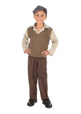£16.99 • Buy Kids 1940s School Boys Costume World War WW2 Wartime Fancy Dress Book Day